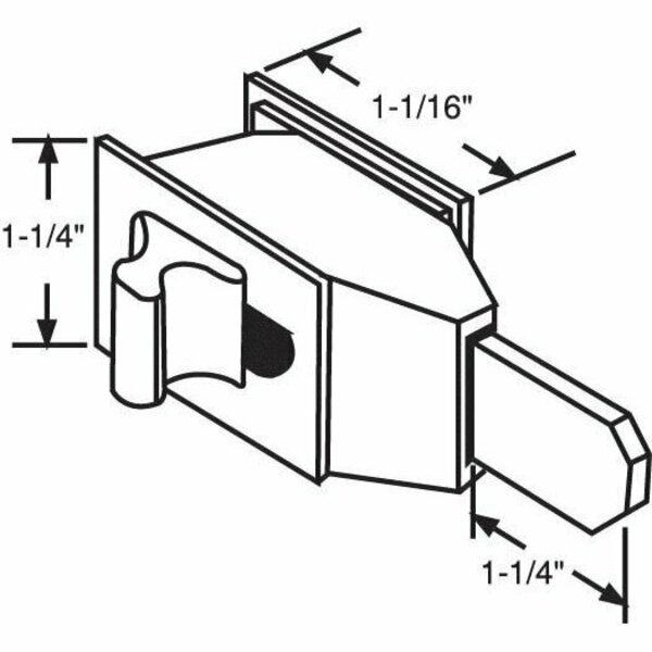 Strybuc Concealed Slide Latch 900-18069